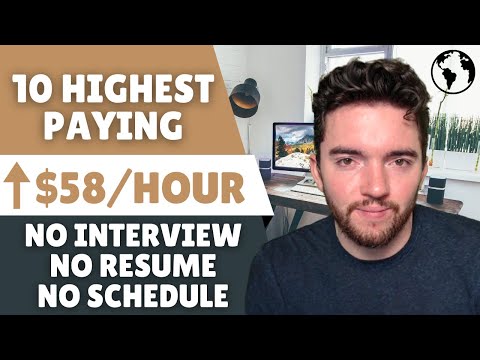 10 Highest Paying Work From Home Jobs No Interview or No Resume