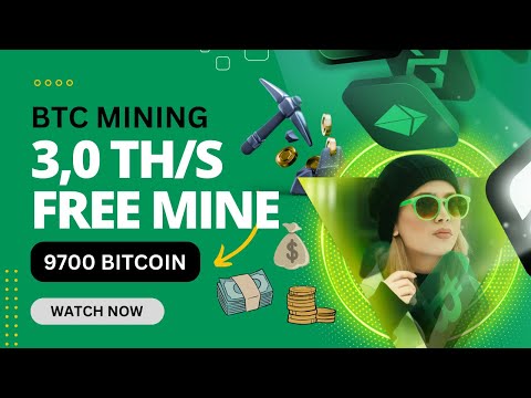FREE 3,0 TH/S PARA MINERAR BITCOIN GRÁTIS CRYPTO MINING BTC #bitcoin #btc #cryptomining