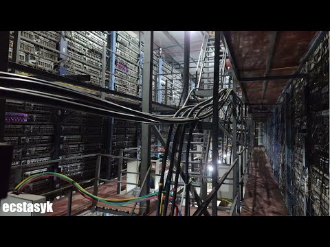 ONE OF THE BIGGEST GPU MINING FARMS I'VE EVER SEEN...