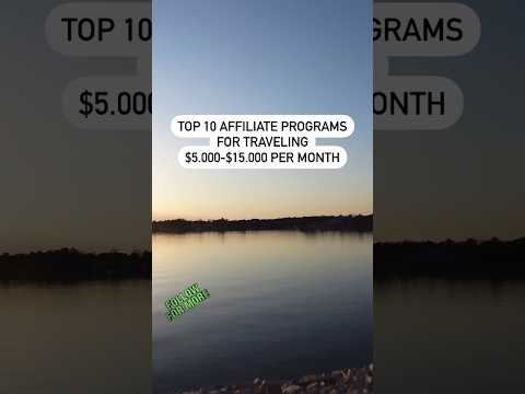 Top 10 affiliate programs for traveling. Make money online up to $15000/ month.