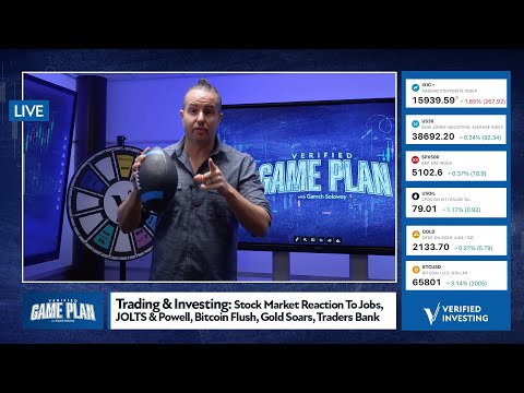 Trading & Investing Stock Market Reaction To Jobs JOLTS Powell Bitcoin Flush Gold Soars Traders Bank