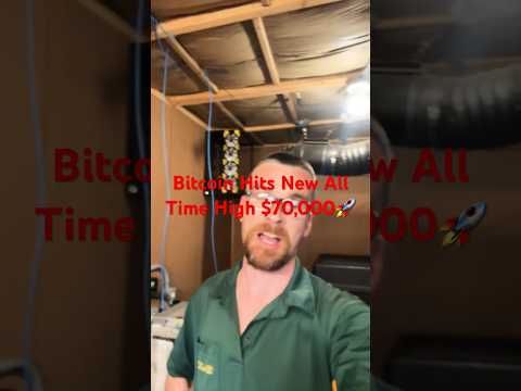 Bitcoin Hits New all time High — $70,000 #crypto #bitcoinmining #cryptocurrency #asics #gpumining