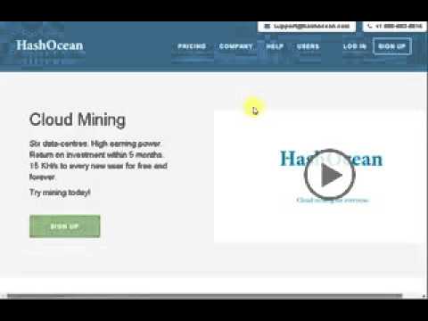 HashOcean MINERAR BITCOIN DE FORMA CONFI...2016