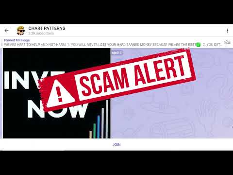 Chart Patterns Telegram Scam Alert #ChartPatterns ｜ Stock ｜ Market ｜ Forex ｜ crypto ｜ Trading #000