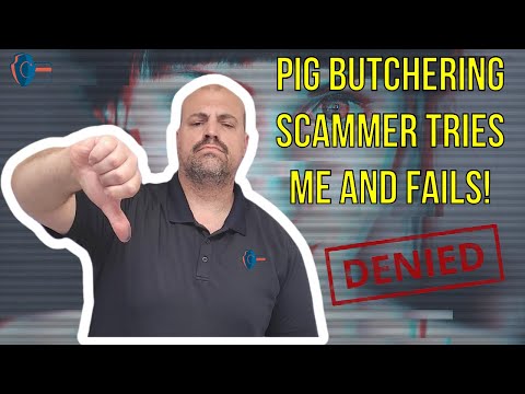 A failed pig butchering scam | romance scam| cryptocurrency scams | crypto scams | crypto recovery