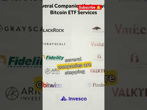 "Top Bitcoin ETF Providers Revealed! Watch Now! #bitcoin  #crypto #mining #cryptocurrency