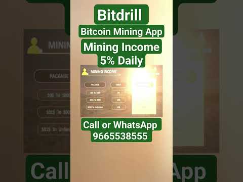Bitcoin Mining app 9665538555 #bitcoin #bitcoinmining #bitdrill #bitdrillapp #crypto #shorts