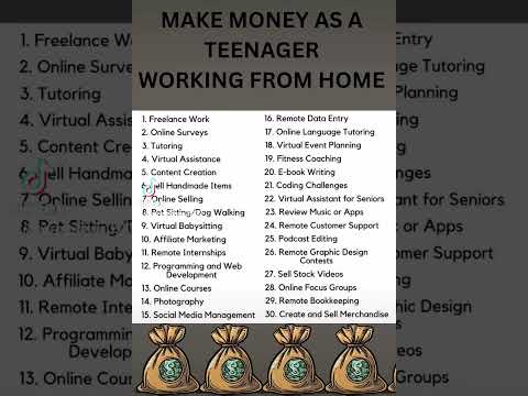 Make Money Online As A Teenager Working From Home