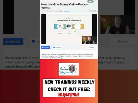 How the Make Money Online Process Really Works