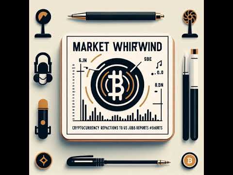 Market Whirlwind: Cryptocurrency Reactions to US Jobs Reports #shorts