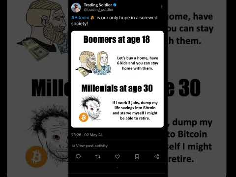 #Bitcoin is our only hope in a screwed society!