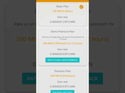⚡ Mine bitcoin  for free from android