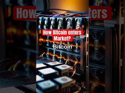 How Bitcoin eneters Market? Bitcoin Mining Explained. #btc #cryto #viral