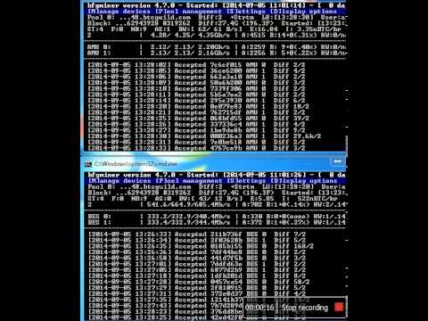 Showing off my #bitcoin mining at 2.7gh, got another antminer today from santa cruz