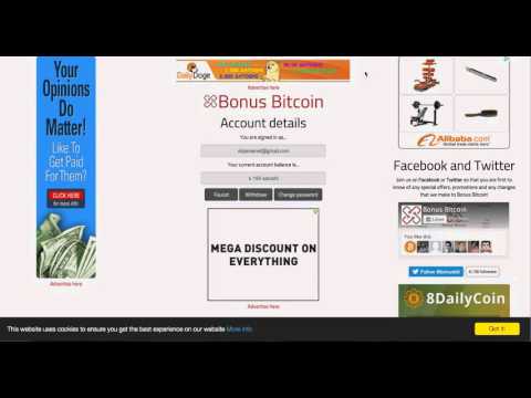 NEWS  BonusBitcoin опять заработал | Bitcoin and Ethereum faucet mining 2016