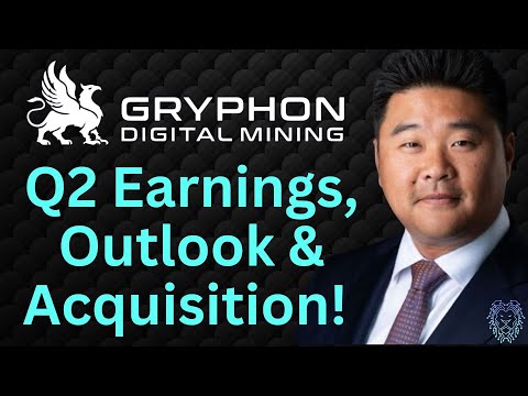Gryphon Digital Mining Q2 + M&A News | Bitcoin stocks to Watch Now | BTC News Today | GRYP