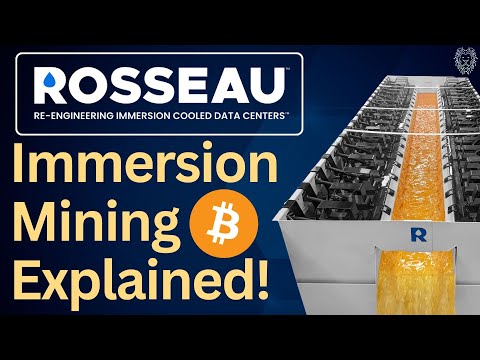 Immersion Bitcoin Mining Explained | Data Center Design | Top Bitcoin News Today | Rosseau