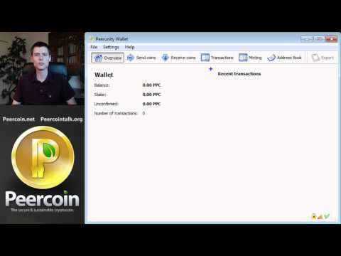 Peercoin Minting Tutorial