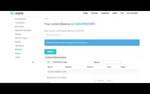 Bitcoin-платформа облачного майнинга BITSRAPID