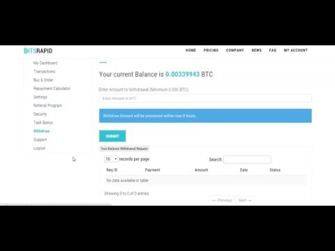 Bitcoin-платформа облачного майнинга BITSRAPID