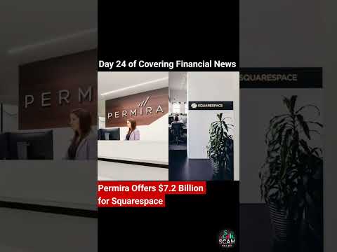 Permira Offers $ 7.2 Billion for Squarespace #youtubeshorts #news #financialnews #bitcoin