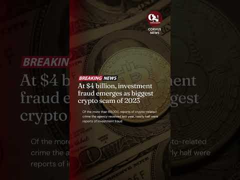 At $4 billion, investment fraud emerges as biggest crypto scam of 2023 #bnymellon #cryptoscams