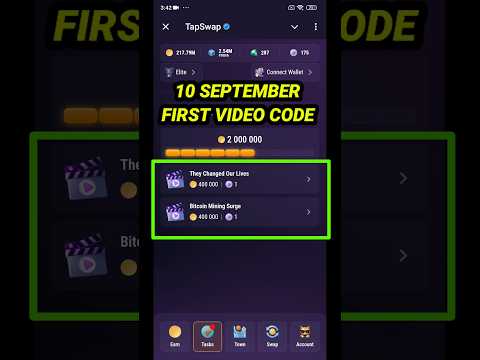 TapSwap Code | They Changed Our Lives  | Steve Jobs & Bill Gates | The Changed Our Lives Video Code