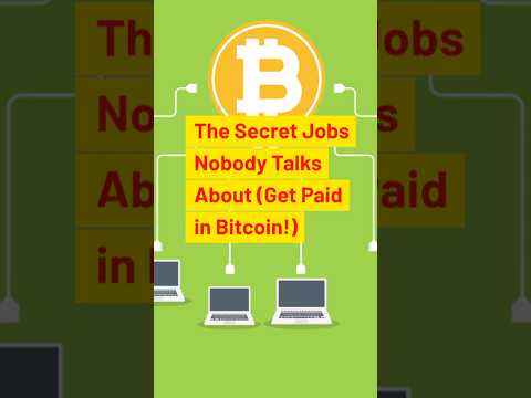 The Secret Jobs Nobady Talks About (Get Paid In Bitcoin) #crypto #bitcoin #secret #viralshorts #fyp