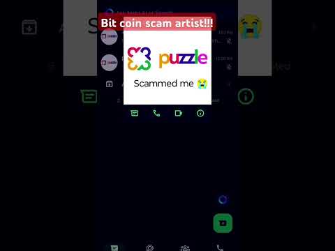 Bitcoin company called puzzle is a scam please stay away they will contact you through WhatsAp