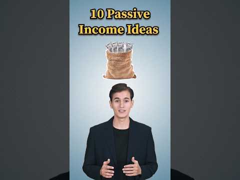 10 Passive Income Ideas #businessideas #passiveincome #makemoneyonline #rental #shorts