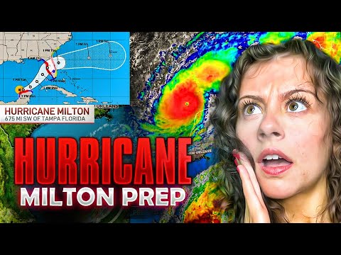 HURRICANE MILTON PREP STREAM! BITCOIN NEWS