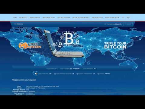 Новый Bitcoin hyip Three Bitcoin старт 6.02.2016 SCAM!