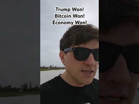 Trump Won! Bitcoin Won! Economy Won! #bitcoin #crypto #mining #trump #elections #btc #miners #money