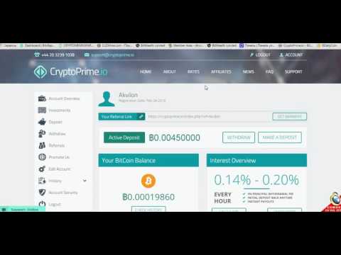 Заработок на CRYPTOPRIME - Облачный майнинг - Майнинг биткоинов/Bitcoin mining