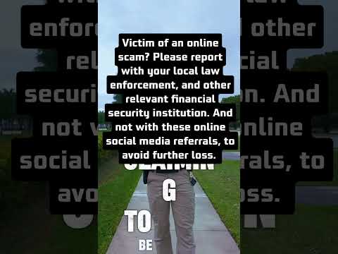 Online Bitcoin Scams. #cybersecurity #bitcoin #bitcoinnews #onlinesafety #investmentscams