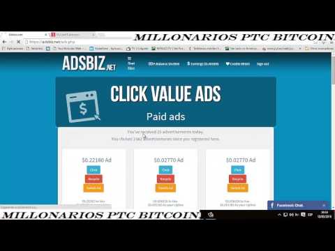 Gana Dinero Con AdsBiz Ptc que Paga Millonarios Ptc Bitcoin