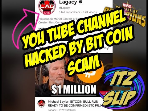 MCOC Content Creator Lagacy's YouTube Channel Hacked by Bitcoin SCAM!! Marvel Contest of Champions