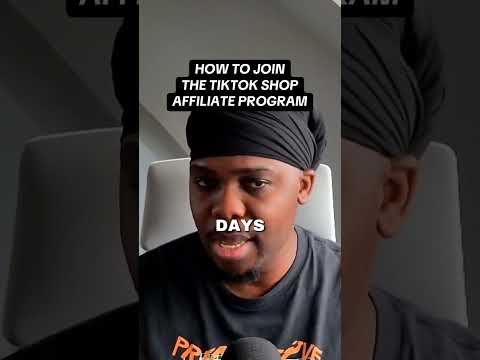 How To Join The Tiktok Shop Affiliate Program #makemoneyonline #tiktokshopaffiliate #tiktok