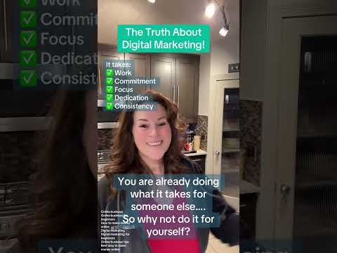 Digital marketing and learning the skills to make money online takes work, dedication and