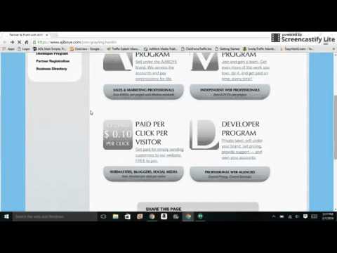 real pay per click $0.10 make money online