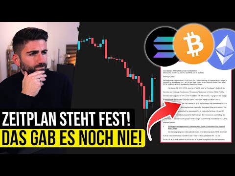 Krypto: ZEITPLAN FESTGELEGT! BlackRock Bitcoin News, Altcoins & aktuelle Lage!