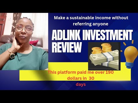 How I make money online in Dollars without referring anyone using ADLINK PLATFORM