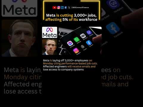 Meta is cutting 3,000+ jobs, affecting 5% of its workforce