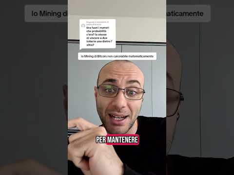 Il Mining di Bitcoin non calcolabile matematicamente #bitcoin #mining #cripto #miningbitcoin