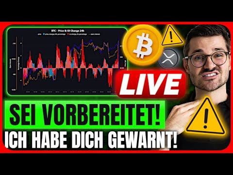 Krypto: Bis wohin fällt Bitcoin, Solana & XRP?! Die Wahrheit! - Live