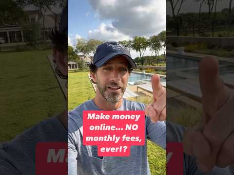Make money online… With NO monthly fees or recurring charges, ever!?