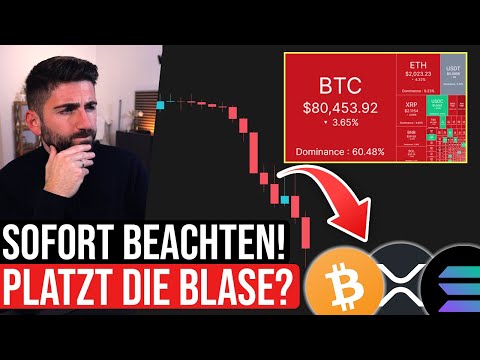 "EXTREMES RISIKO": 21.000.000.000 $ Gefahr für Bitcoin & Altcoins! Wie tief fällt Krypto JETZT?