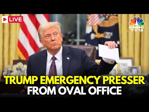 LIVE: President Trump Speaks from Oval Office on Job Reports, US Economy, Iran Deal, Hamas | N18G