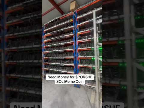 What makes more Bitcoin mining or meme coins? Need Money For $PORSCHE - Solana Meme Coin $CA:
