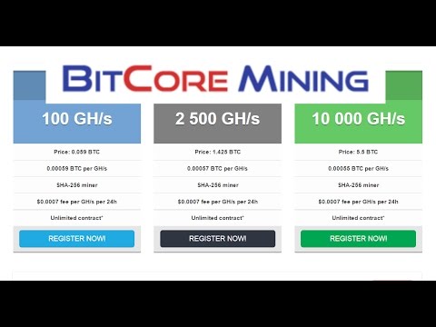 Bitcoremining NEW Cloud Mining Bitcoin 25 GHs BONUS!!! Облачный майнинг 2016